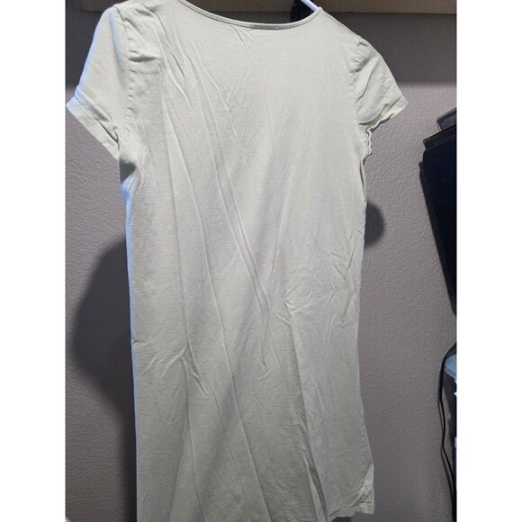 M&Ms Green "You Want A Piece Of Me" Nightgown Sleep Shirt Women's Small Medium - Picture 4 of 6